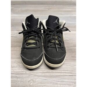 Nike Air Jordan 5 Retro Boys Size 10C Black  Athletic Shoes Sneakers 440890-011‎